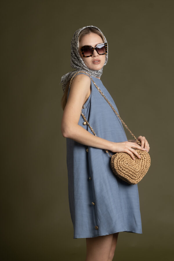 Borsa CUORE RAFIA - immagine 2